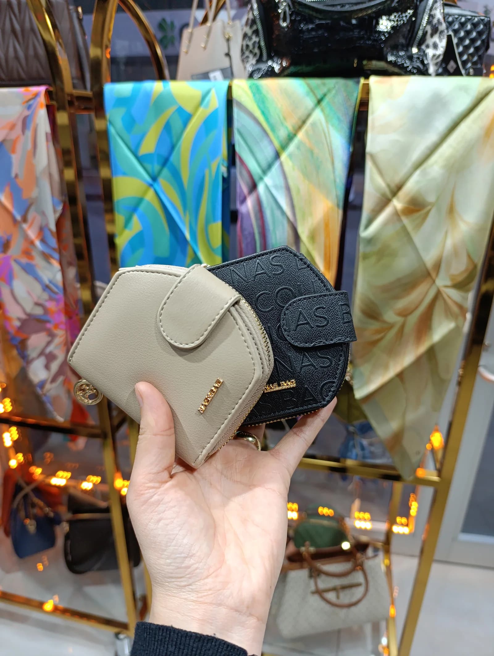 Cüzdan Zarif şık tasarımlı deri para cüzdanı ön görünüş