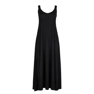 Brix Kadın Viskon Elbise Siyah L