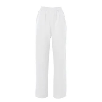 S Design Kadın Burumcuk Pantolon Beyaz M