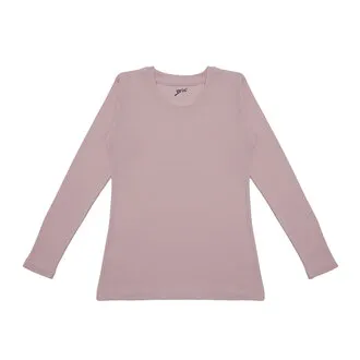 Brix Kız Çocuk Ribana Uzun Kollu T-Shirt Pembe 7-8