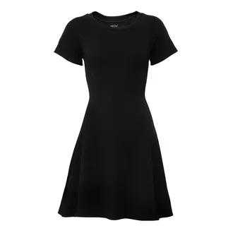 Brix Kadın Skater Elbise Siyah M
