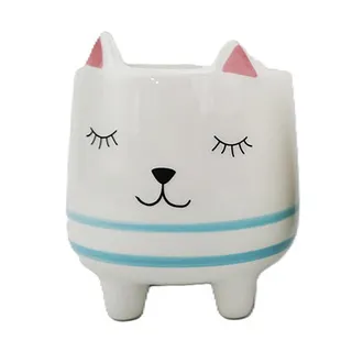 Gardenzone Hayvan Desenli Seramik Saksı