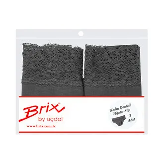 Brix 2'li Dantelli Hipster M