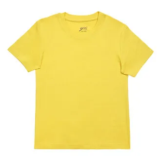 Brix Çocuk Kısa Kollu Ribana T-Shirt Sarı 5/6