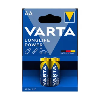 Varta Longlife Power AA Kalem Pil 2'li Paket (Alkalin)