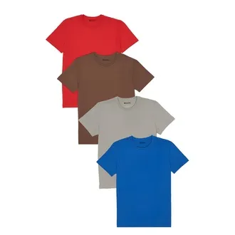 Quos 7001 Penye Basic Erkek Tshirt M-XXL