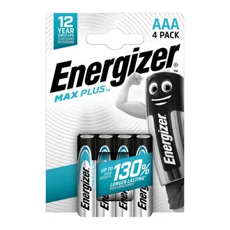 Energizer Max Plus Alkaline AAA İnce Pil 4'lü