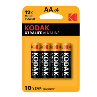 Kodak Xtralife Alkalin Kalem Pil Blister AA 4'lü