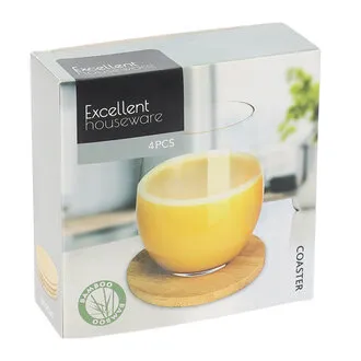 Koopman Excellent Ahşap Bardak Altlığı