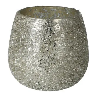 Koopman Krom Boncuklu Mumluk 8 x 7 cm