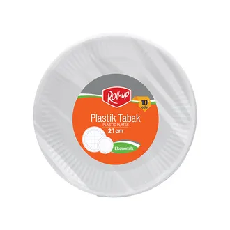 Roll-Up Plastik Tabak 10'lu 21 Cm