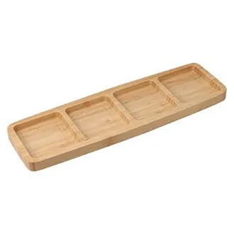 Koopman 4 Hazneli Ahşap Tabak 330 x 100 x 18 Mm