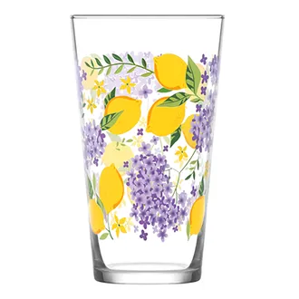 Lav Toledo Limon Desen Meşrubat Bardağı Tekli 500 Cc
