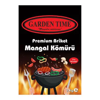 Garden Tıme Premıum Brıket Kömür 2Kg