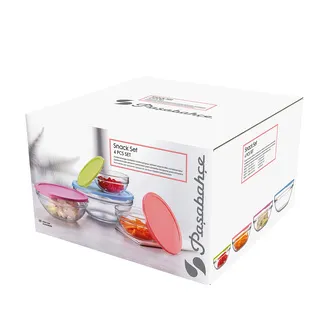 Paşabahçe Chef's Saklama Seti 2500 + 1700 + 1135 + 595 Cc