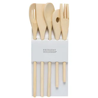 Koopman 5 Parça Ahşap Kaşık Seti