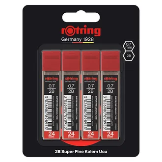 Rotring 0.7 uç, Super polimer versatil kalem ucu, 2B, 4'lü