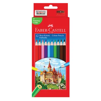 Faber Castell 12'li Kuru Boya Set
