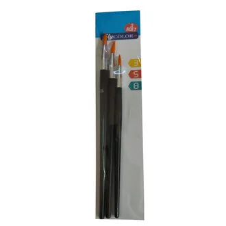 Fly Color Suluboya Fırça Seti 3-5-8 No 3'lü