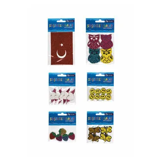 Fly 3 Boyutlu Eva Simli Şekilli Yapışkanlı