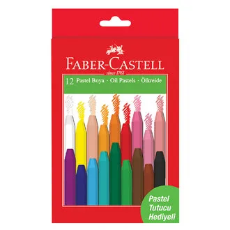 Faber Castell Pastel Boya 12'li Set Hediyeli