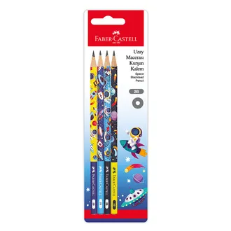 Faber Castell Bls Uzay Macerası Kurşun Kalem 4'lü