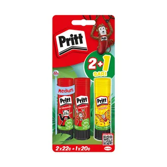 Pritt Stick Yapıştırıcı 2 x 22 G + 20 G (Sarı)