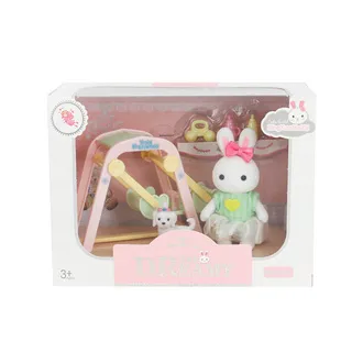 Mega Bay Dreamy Mini Tavşan - Aksesuarlı Pet Salıncak