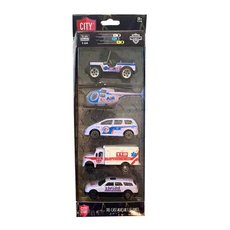 Citycode Die-cast 1:64 5'li Paket Araçlar