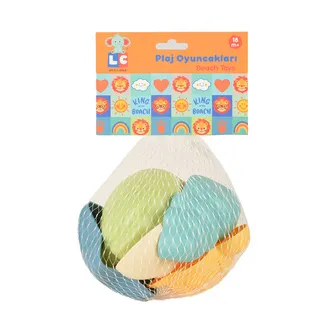 Lc Kum Kalıbı Deniz Hayvanları 6'lı Set