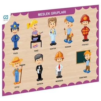 Ca Games Ahşap Bul-Tak Eğitici