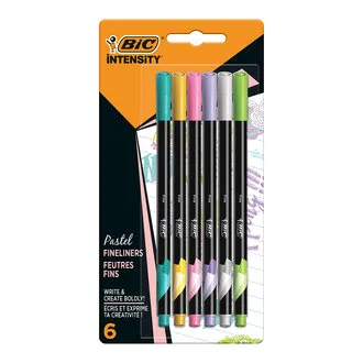 Bic Intensity Fineliner Pastel 6'lı