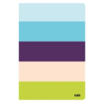 Meteksan A4 80 Yaprak Flora Kareli Pet Spiralli Defter