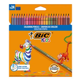 Bic Stripes Kuru Boya Kalemi 24'lü