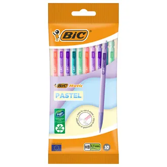 Bic Matic Pastel Versatil Kalem 0.7 10'lu