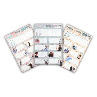 Keskin Color Lisanslı Ders Programlı 3'lü Etiket