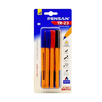 Pensan TR23 Tükenmez Kalem Blister 1 Mm 8'li