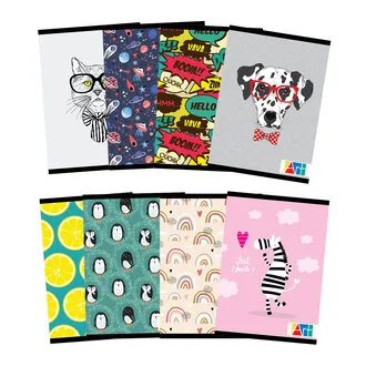 Kulinart Pp Kapak A5 60 Yaprak Kareli Okul Defteri