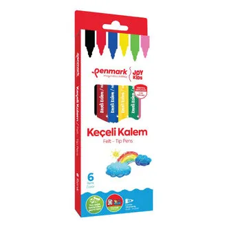 Penmark Süper Yıkanabilir Keçeli Kalem 6'lı