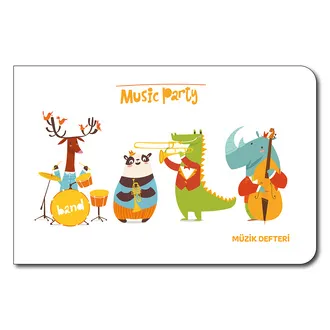 Arya Pp Kapak 30 Yaprak Küçük Müzik Defteri