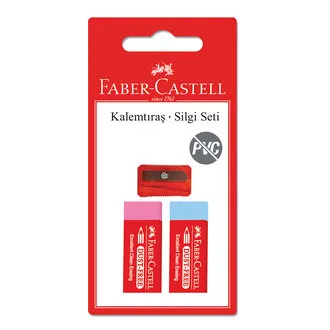 Faber-castell Dust Free Silgi + Kalemtraş