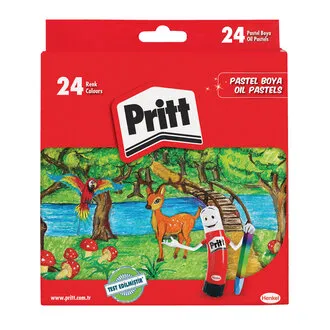 Pritt 24’lü Pastel Boya - Karton Kutu