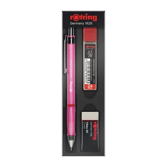 Rotring Visuclick Uçlu Kalem Pembe+ Silgi+ 0,7 Uç
