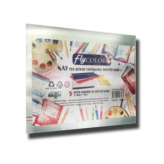 Fly A5 Yağışkanlı Hazır Defter Kabı 5'li