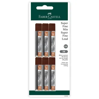 Faber Castell Bls Super Fine Min 6'lı 0.5 60 Mm