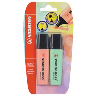 Stabilo İşaretleme Kalemi Pastel 2'Li