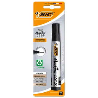 BIC Markör 2000 Yuvarlak Uç Siyah Blister