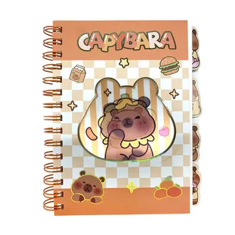 Mynote Capybara Değiştirilebilir Kapaklı Spiralli Defter
