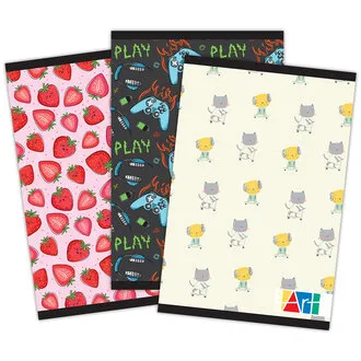 Kulinart Kk Tel Dikişli Desenli Defter A4 60 Yaprak