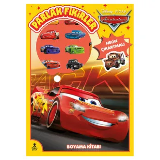 Parlak Fikirler Neon Çıkartmalı Boyama Kitabı